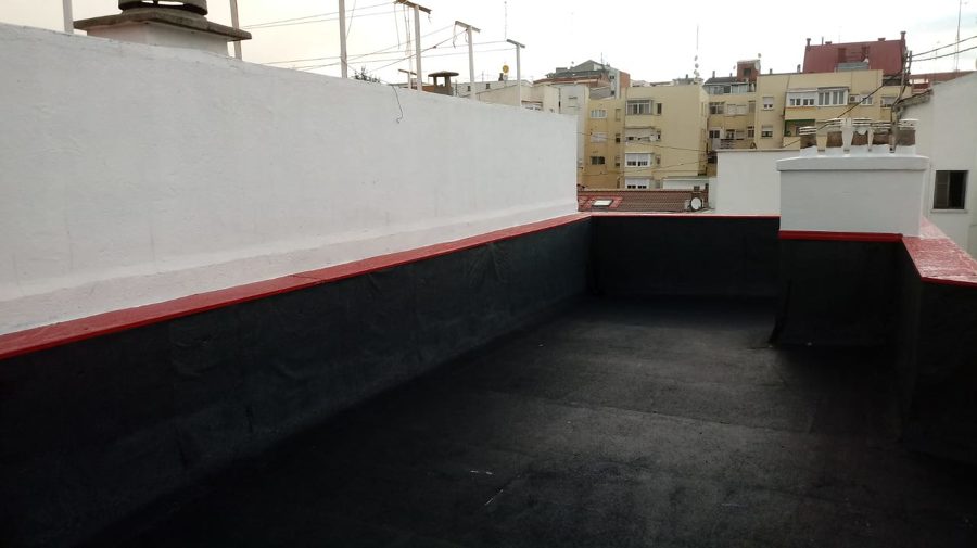 Impermeabilización cubierta después