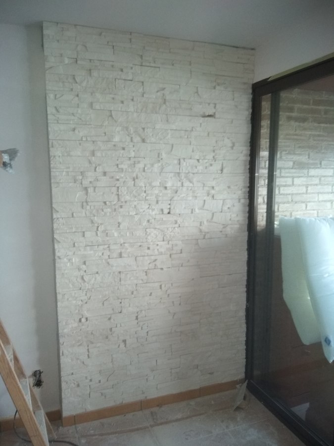 Colocación de ladrillo decorativo