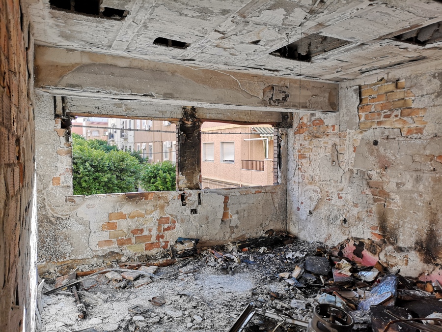 Reforma integral por incendio