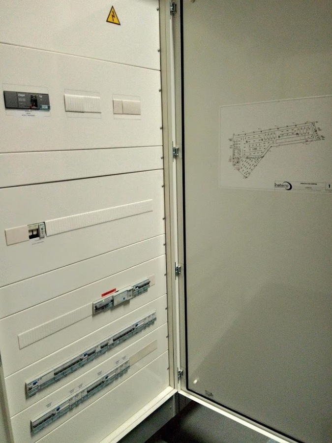 cuadro de distribución de local comercial