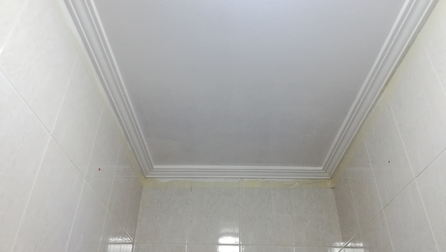 Terminación techo cuarto de baño