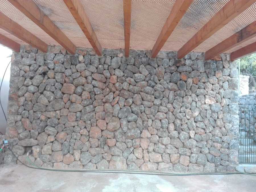 Pared de piedra