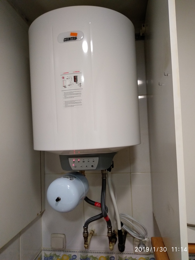 Sustitución de termo con vaso de expansión