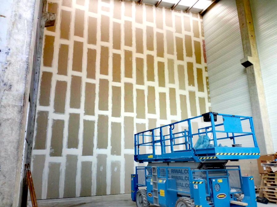 tabique de 14cm de espesor