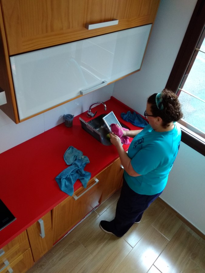 Limpieza profunda en cocina