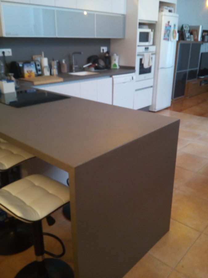 Encimera en neolith cement