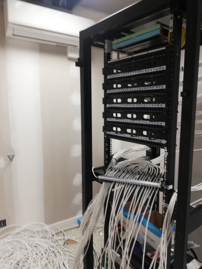 Cableado rack 1