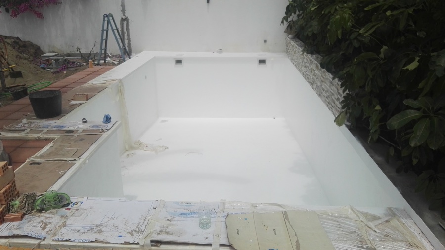 Construcción de piscina