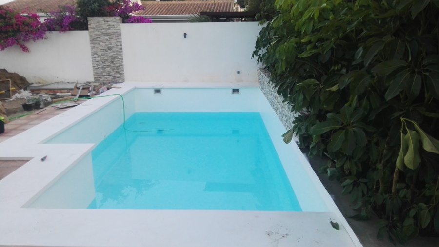 Construcción de piscina