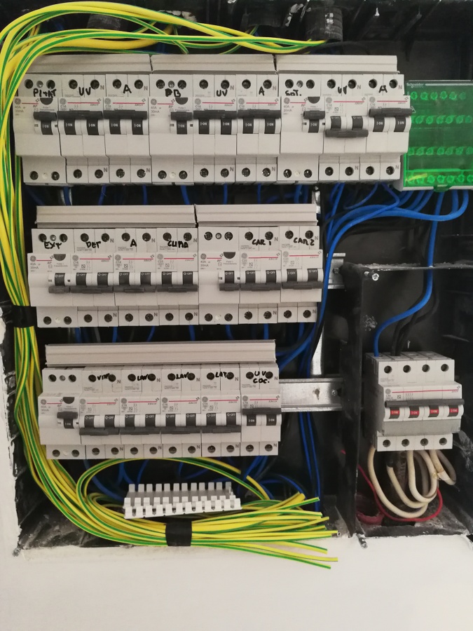 Cableado, cálculo y adecuaciones