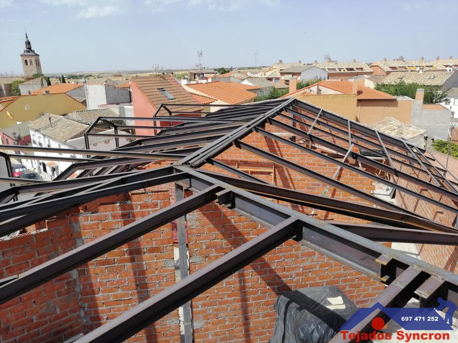 Estructura metálica ipn soldada