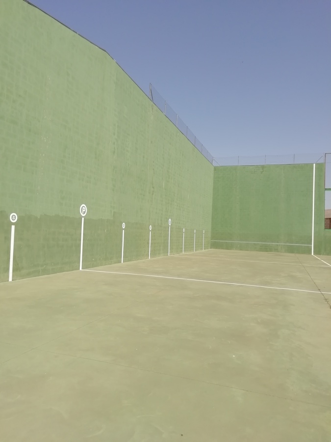 Frontón de pala corta