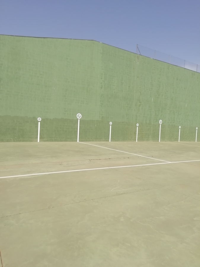 Frontón de pala corta