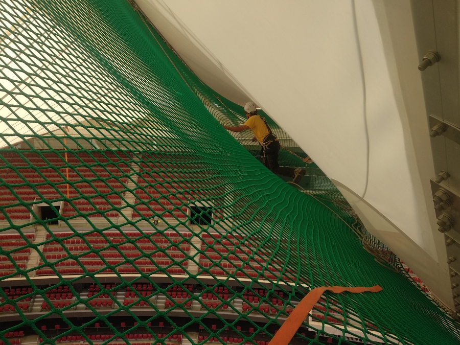 REPARACIONES EN CUBIERTA DEL ESTADIO WANDA METROPOLITANO