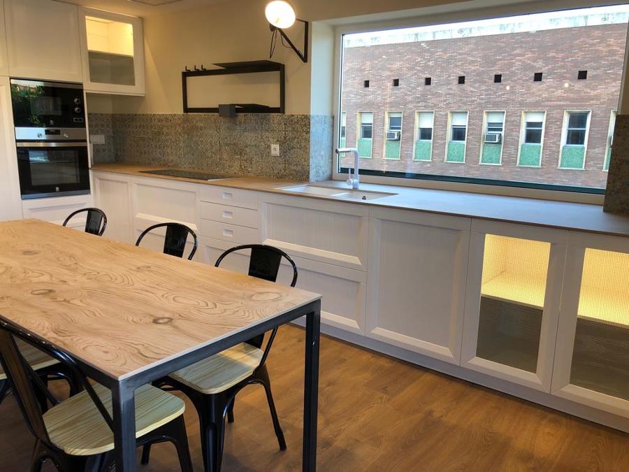 Cocina, lacado blanco