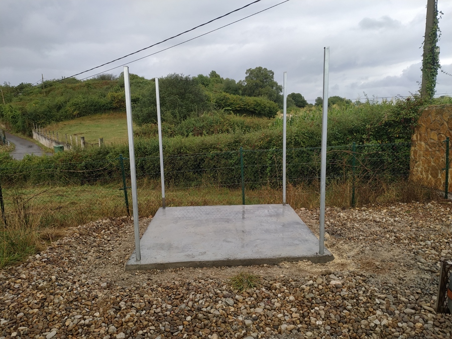 Construcción caseta aperos