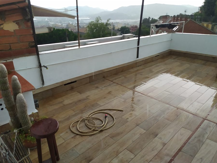 Terraza transitable
