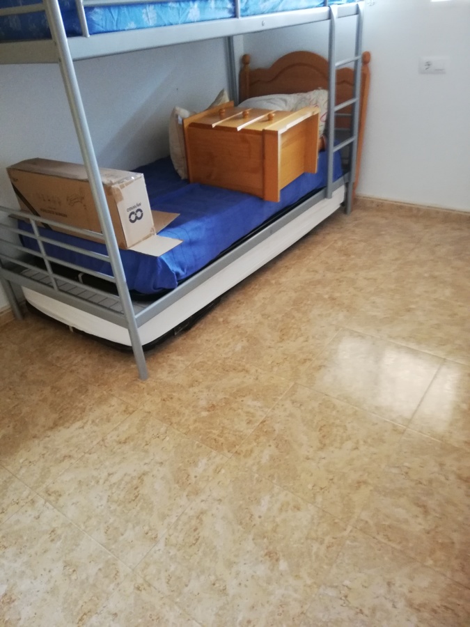 El dormitorio después
