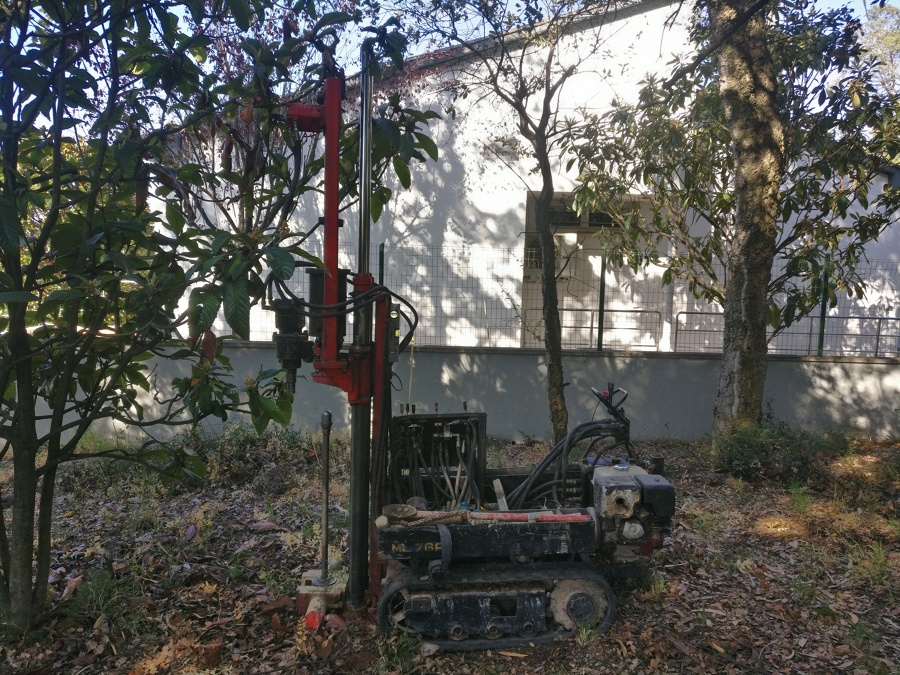 Máquina de geotecnia