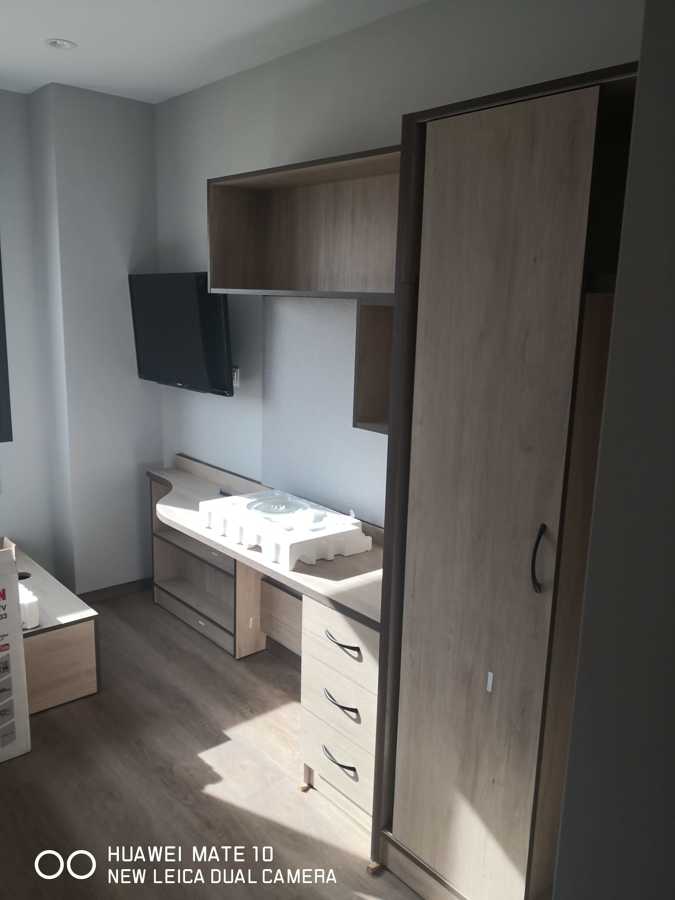 Obras piso piloto Student Housig