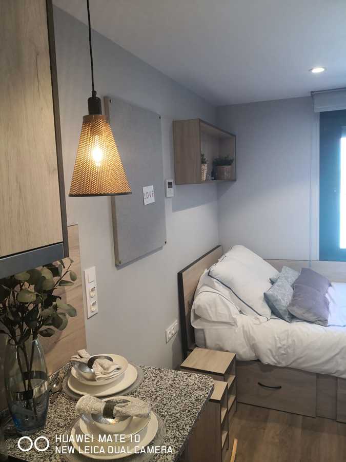 Obras piso piloto Student Housig