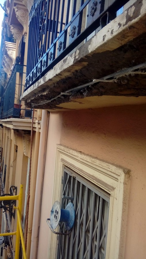 Reparación balcón en fachada 2
