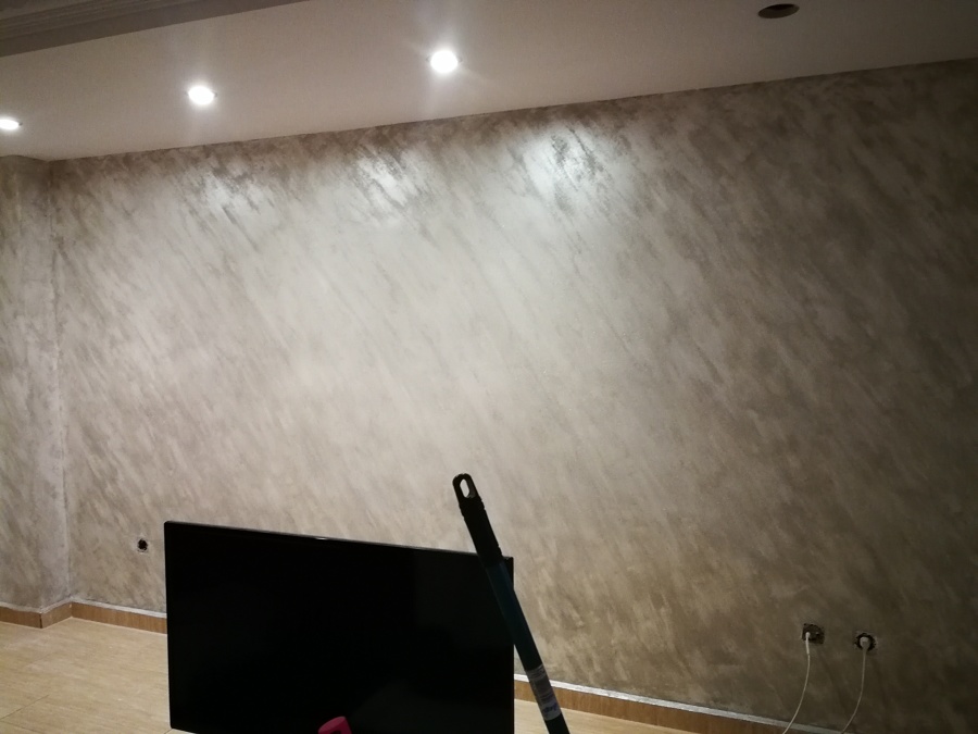 Efecto perlado metalizado