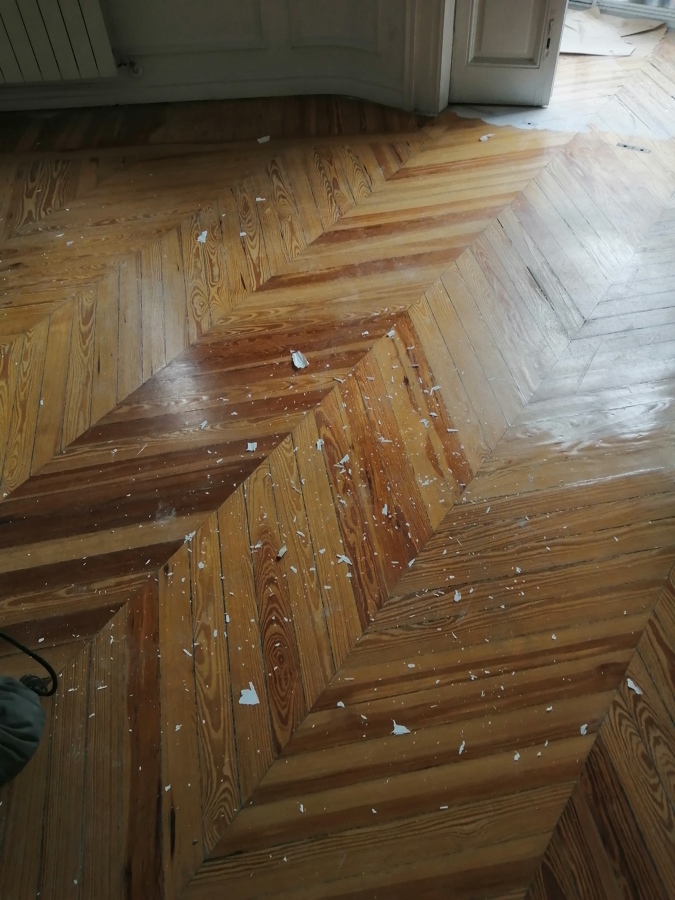 Obra calle San Bernardo Madrid