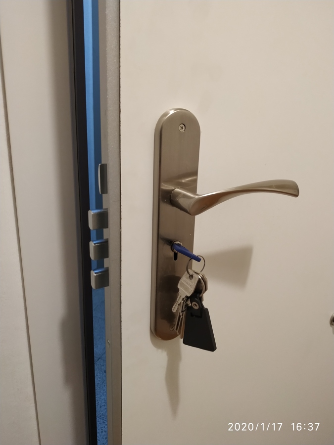 Blindada interior. Llaves exclusivas.