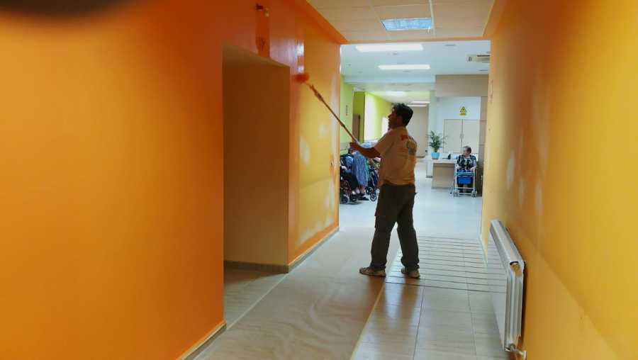 Pintura a color, lavable ,decoración especial interior