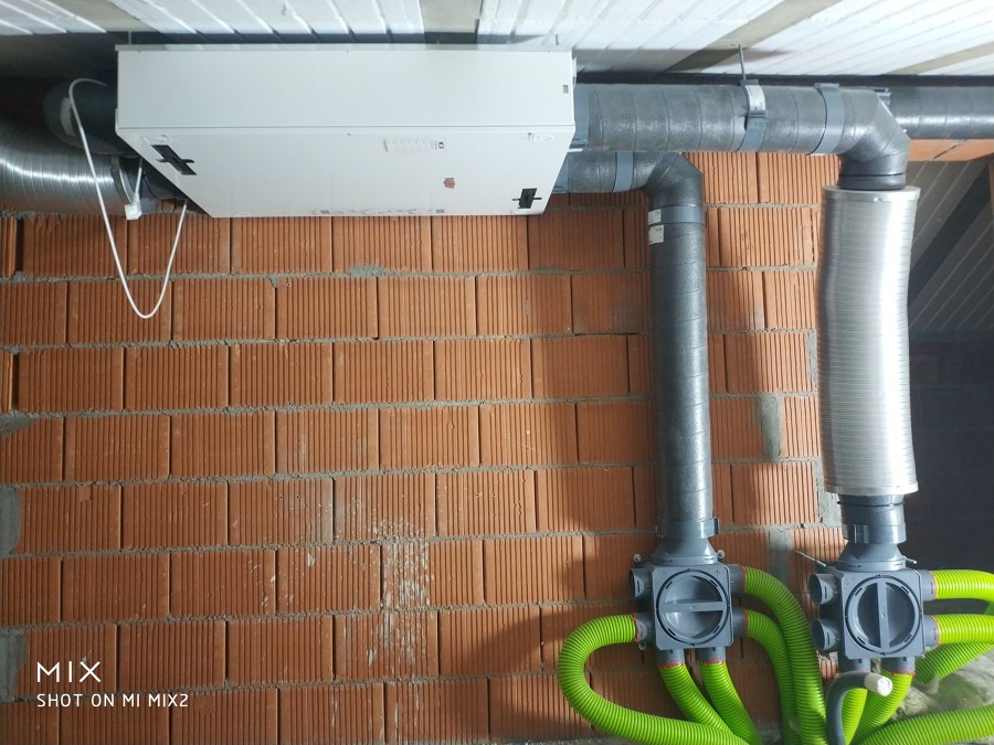 Ventilación con recuperador de calor