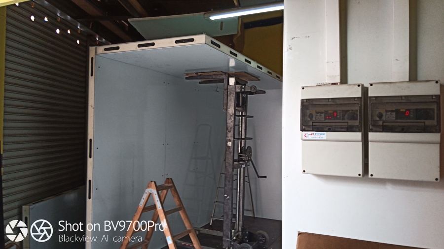 Congelador industrial.