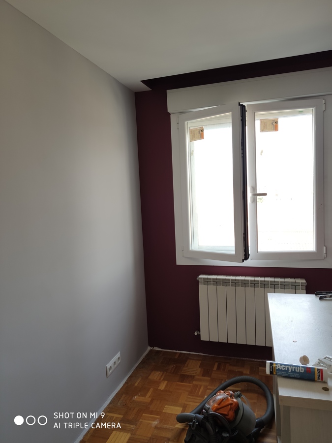 Quitar gotele y pintura.