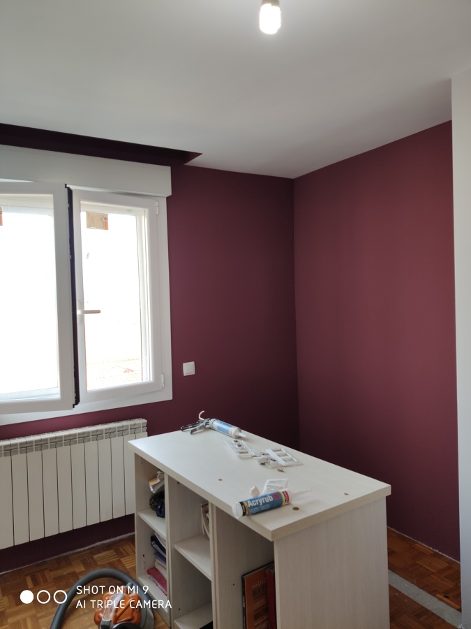 Quitar gotele y pintura.