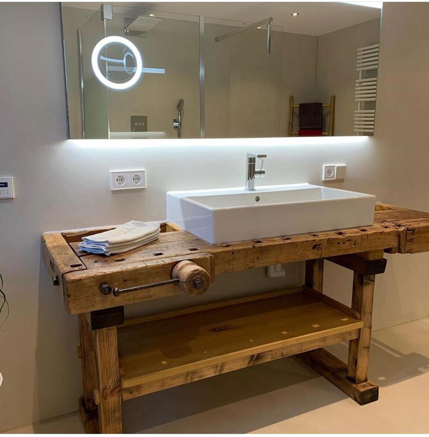 Mueble lavabo rústico