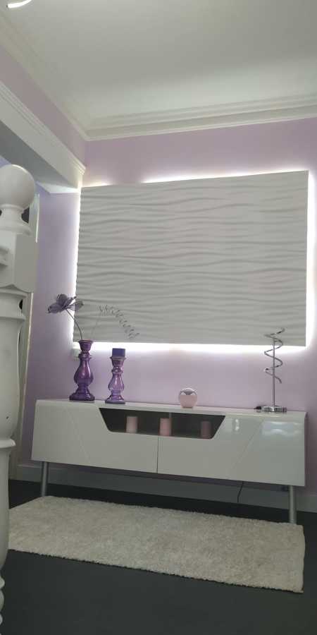 corcho de escayola retroiluminado