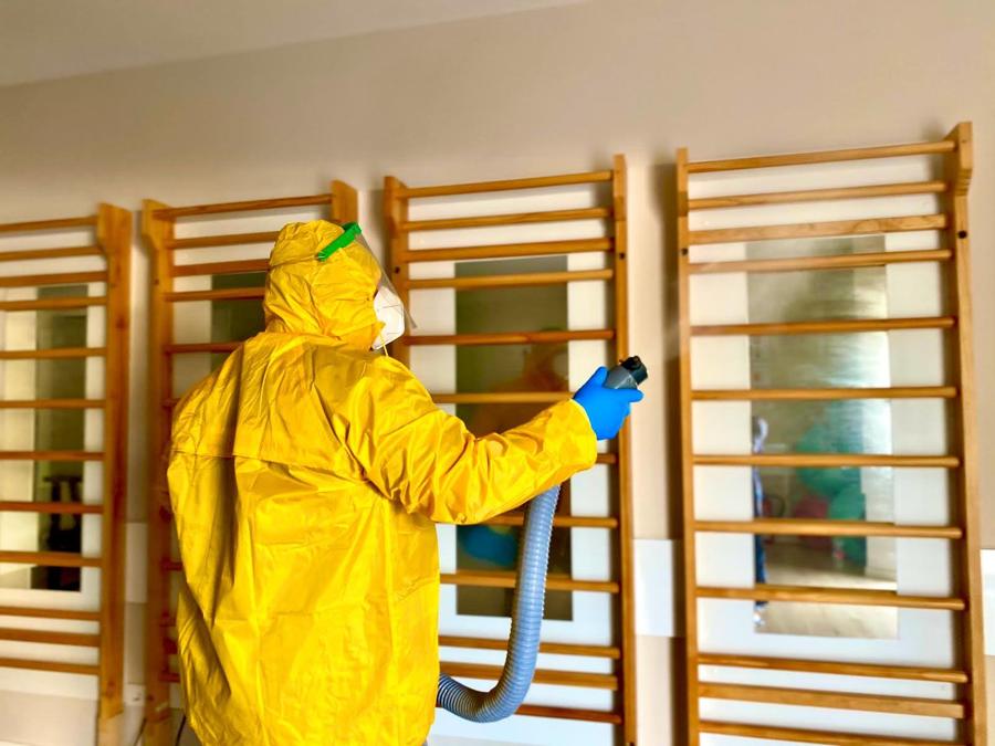 DESINFECCIÓN DE GIMNASIO.