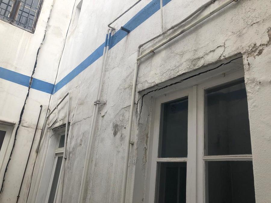 Reparación de dintel (antes)