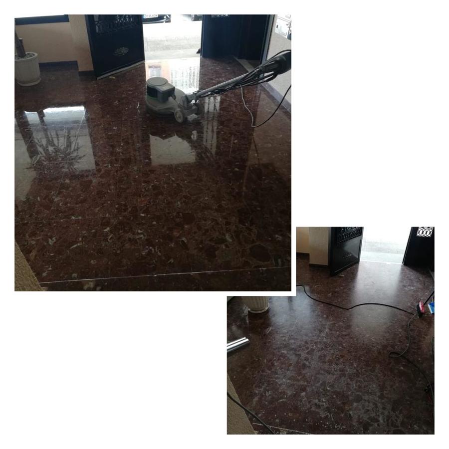 abrillantado de suelo terrazo