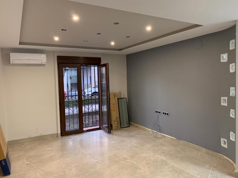 Decoración de techo de pladur con foseado para luz LED