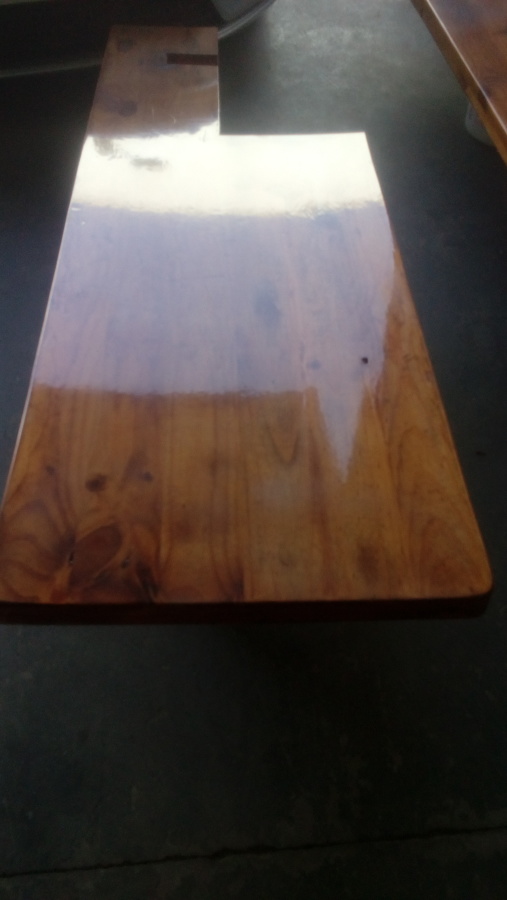 Encimeras barnizadas con resina epoxi