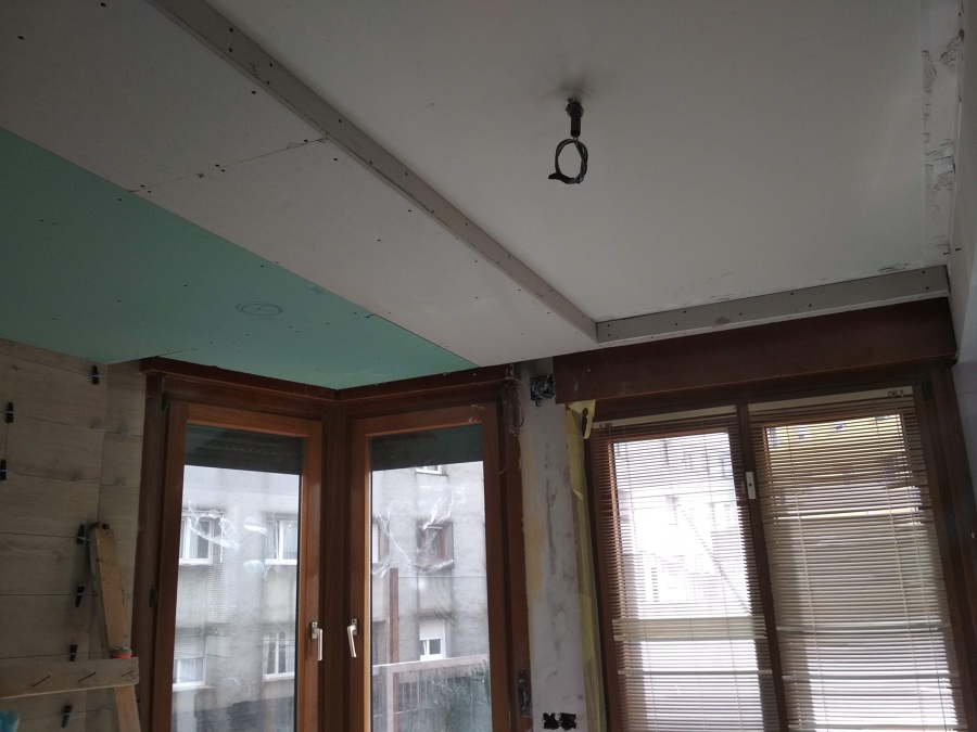 Techo continuo a doble altura