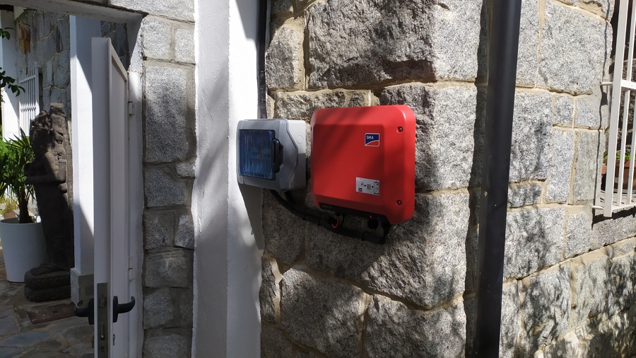 Instalación con inversor SMA