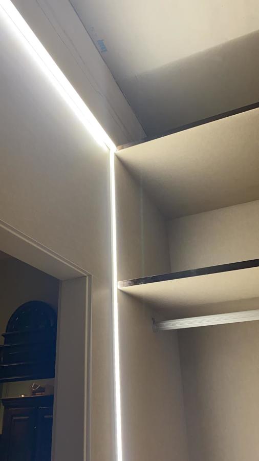 Iluminacion en vestidor