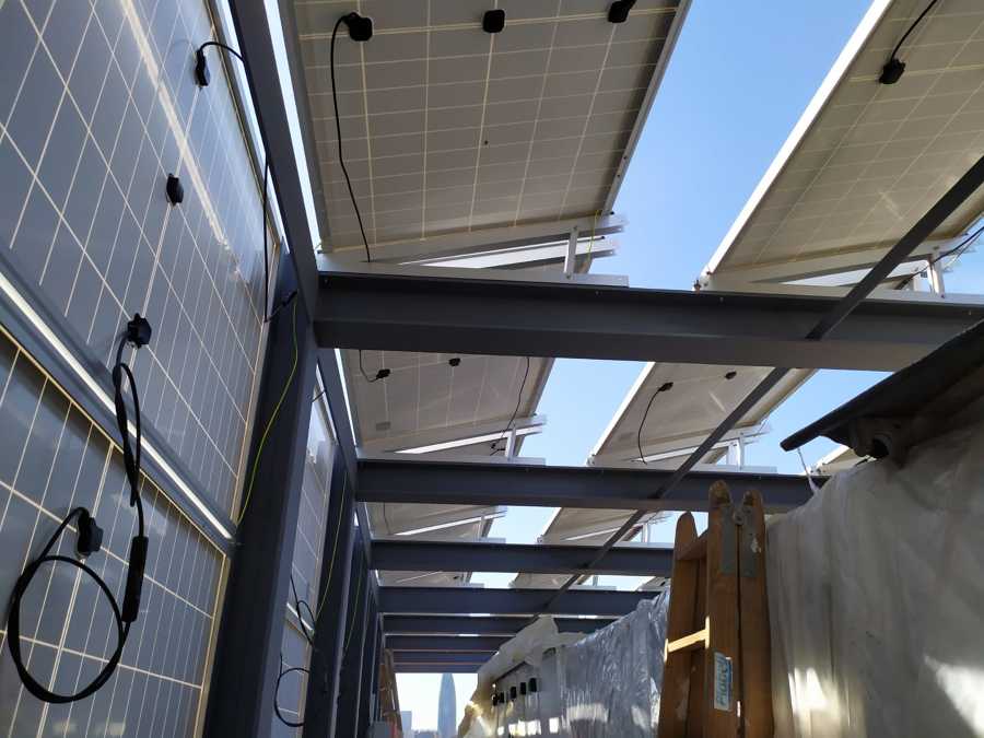 Instalación fotovoltaica en Hotel Barcelona
