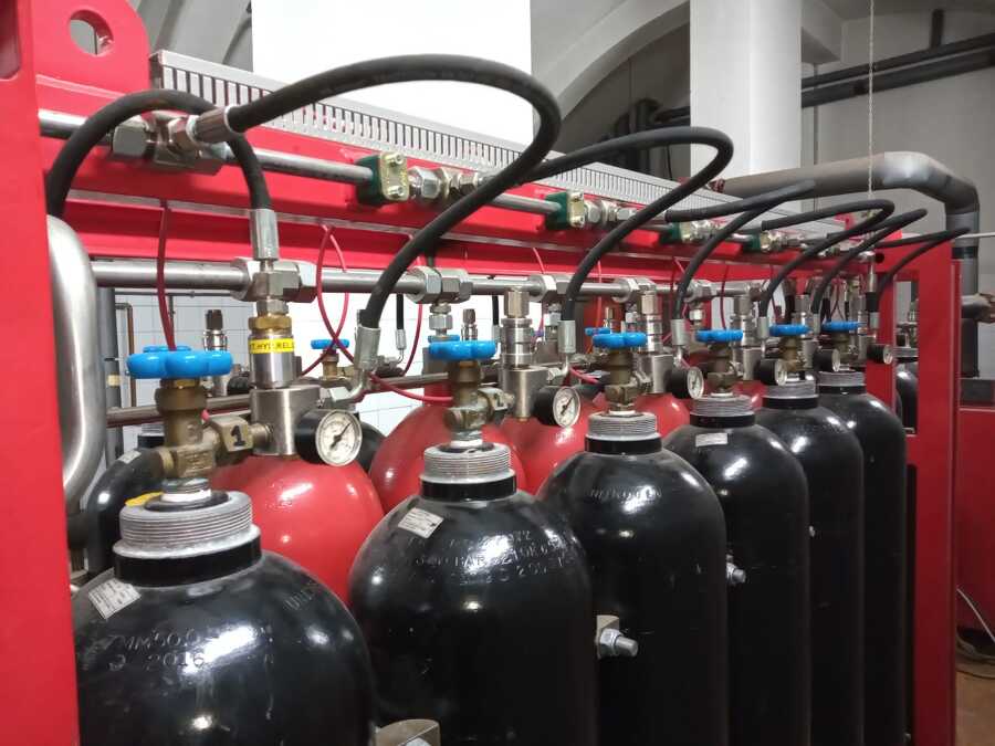 Extinción de agua pulverizada