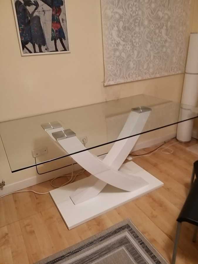 Tapa mesa de cristal