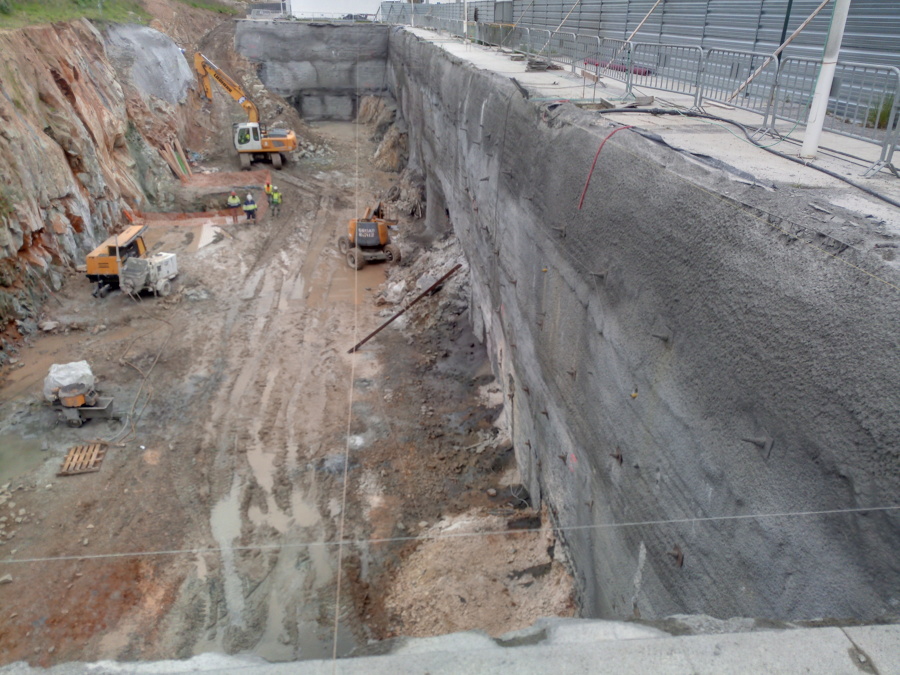 Diseño sostenimiento para excavaciones y supervisión en obra