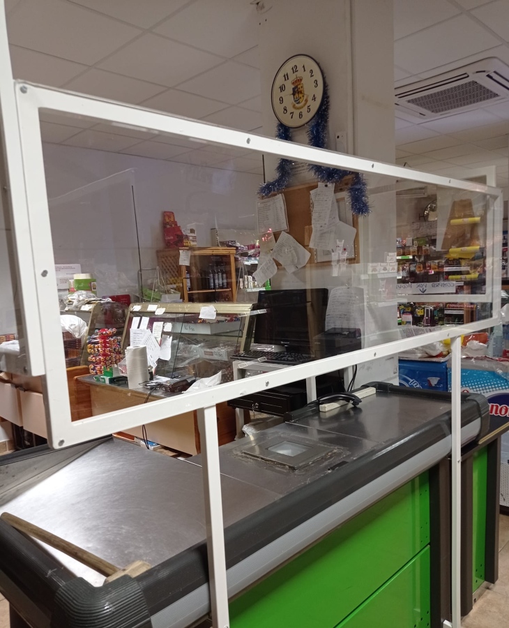 Mamparas de protección