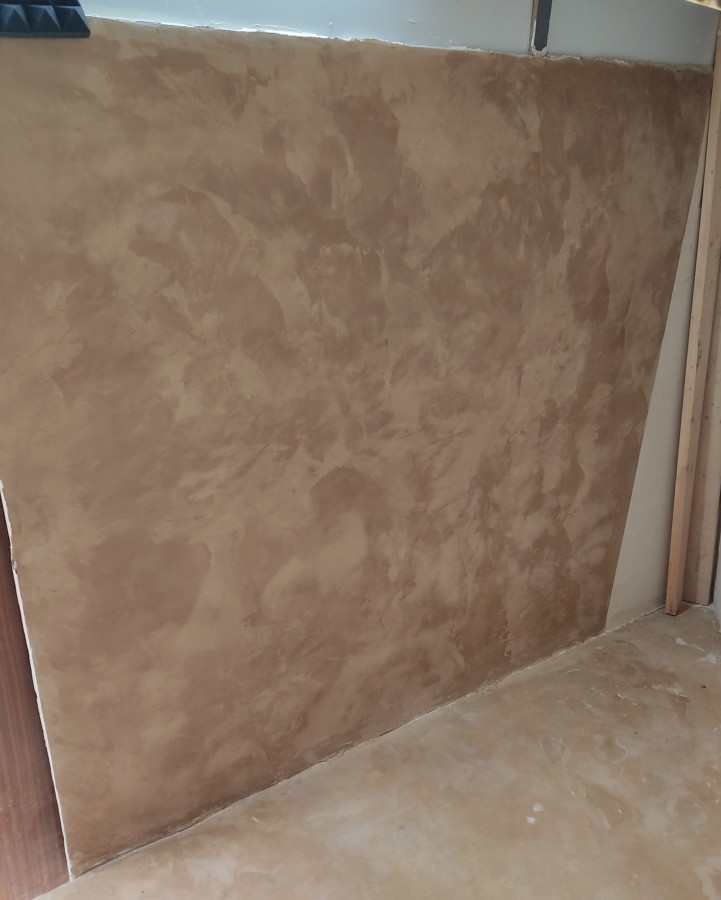 PARED DE MICROCEMENTO BICOLOR